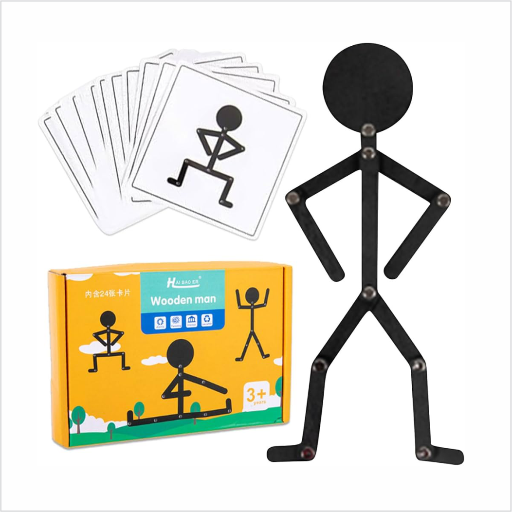 Wooden man Montessori